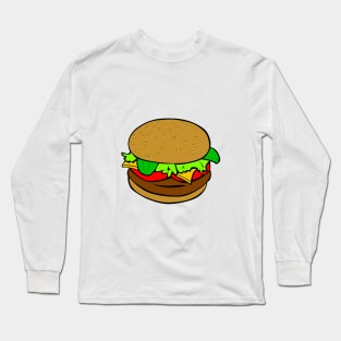 Yummy Hamburger Long Sleeve T-Shirt